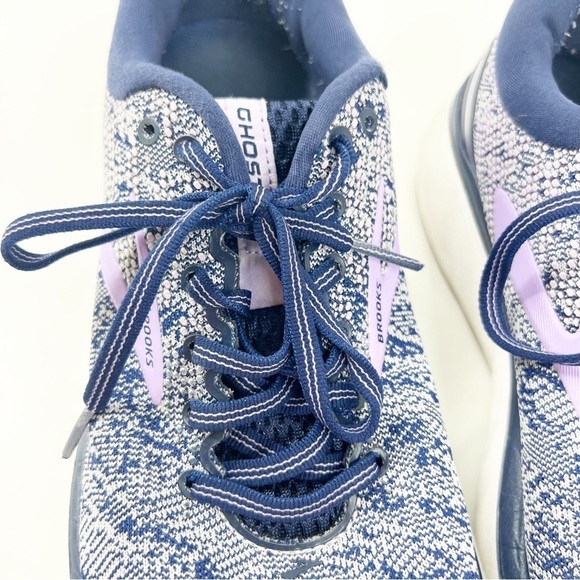 ✅ Brooks Ghost 11 Women's Size 9.5 Shoes 1202771B406 Running Navy Purple - Picture 5 of 11